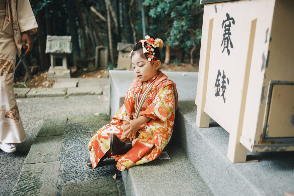 川口鎮守氷川神社　七五三　出張撮影