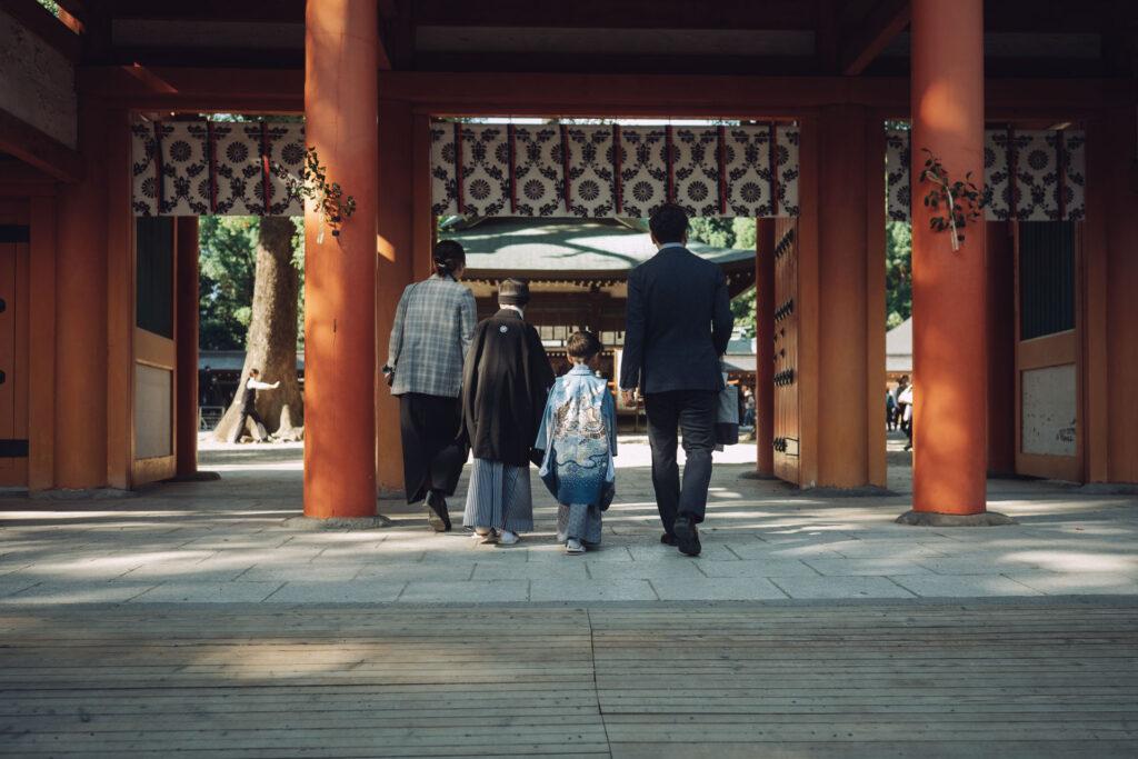 大宮氷川神社　七五三　ロケーション撮影