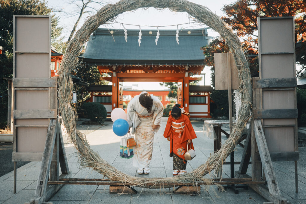 東伏見稲荷神社　七五三　出張撮影