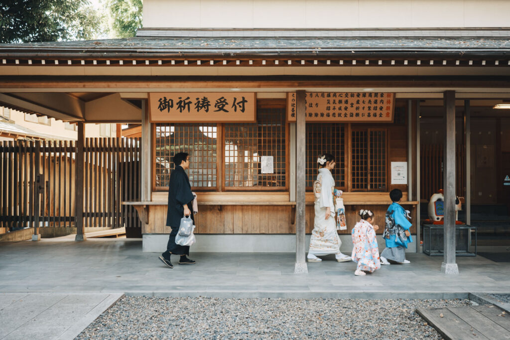 久伊豆神社　岩槻　七五三　出張撮影