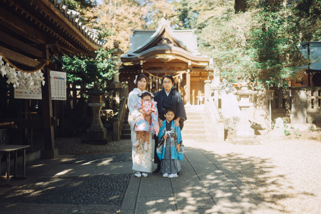 久伊豆神社　岩槻　七五三　出張撮影