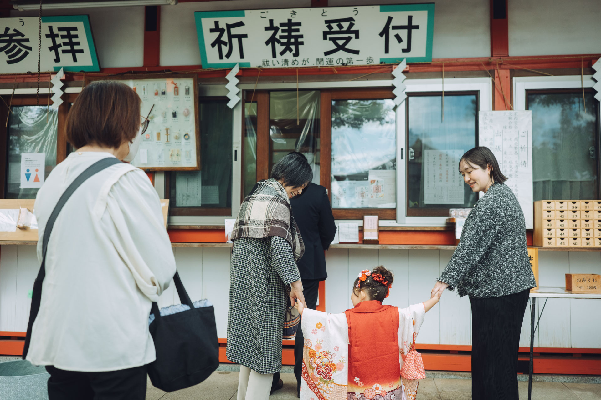 東伏見稲荷神社　七五三　出張撮影