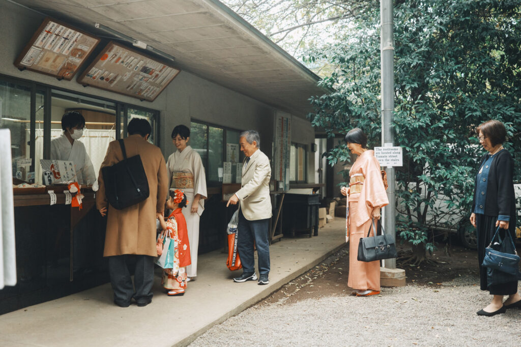 代々木八幡宮　七五三　出張撮影