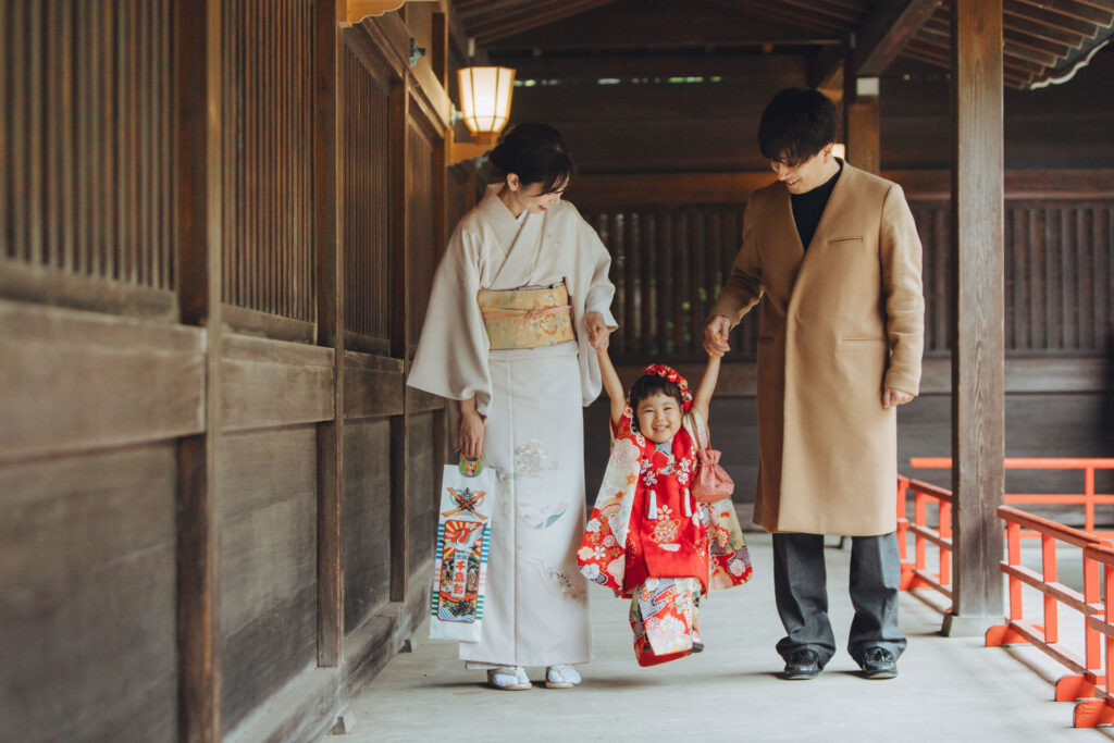代々木八幡宮　七五三　出張撮影
